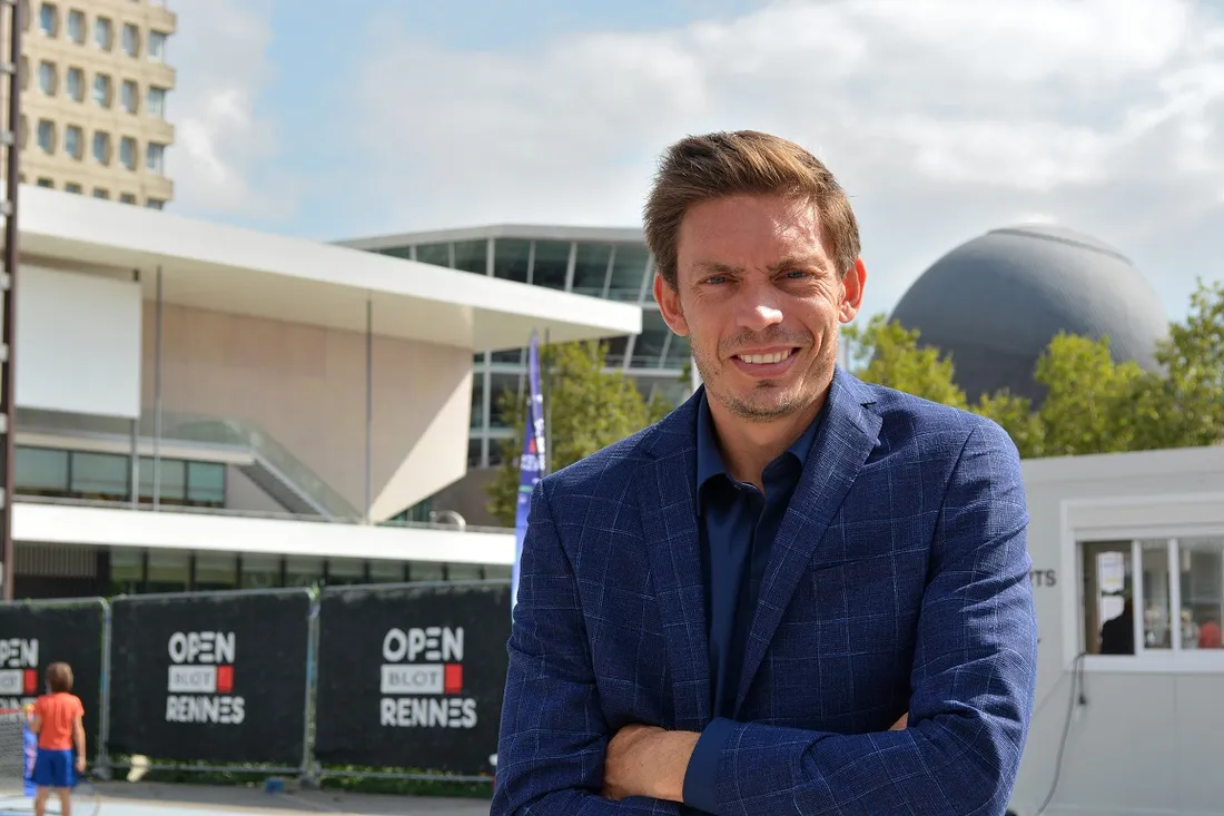 Nicolas Mahut, directeur sportif du tournoi rennais